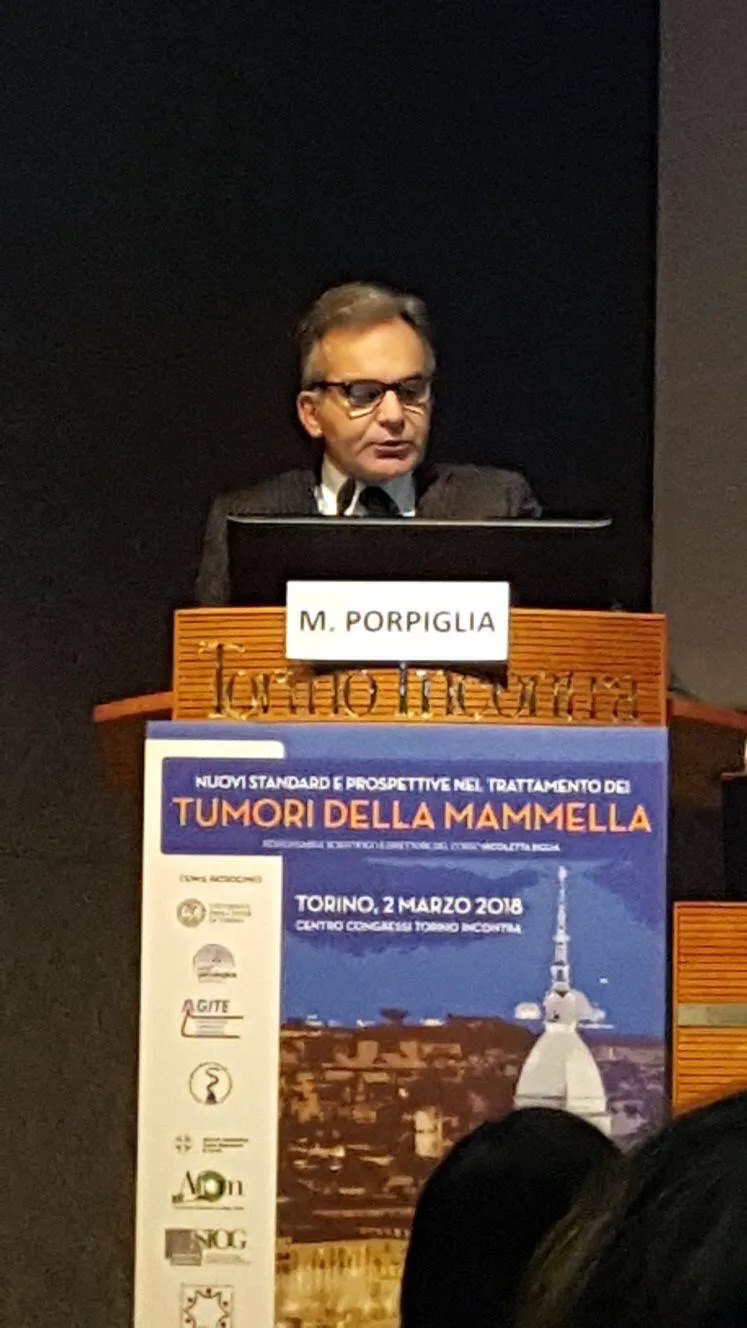 Dott Mauro Porpiglia - Congresso Tumore Mammella - ostetricia ginecologia